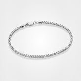 Silver Foxtail Chain Bracelet – Sleek Everyday Wear | GOYAH