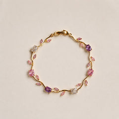 Blooming Vine Gemstone Bracelet