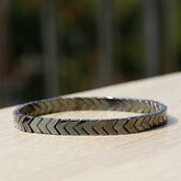 Chevron Link Stainless Steel Bracelet | Minimal Luxury Bracelet | GOYAH