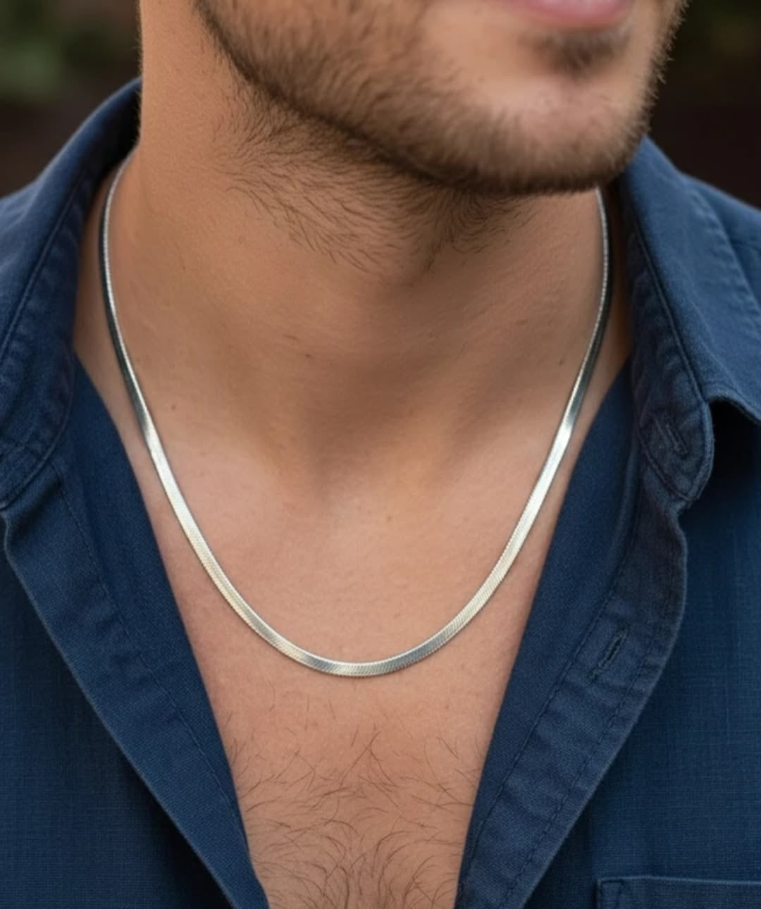 Bundle Onyx  Pendent – Silver Box Chain and Snake chain |GOYAH