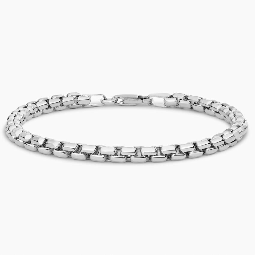 Box Chain Bracelet for Men & Women | Stainless Steel | Waterproof, Tarnish-Free | GOYAH