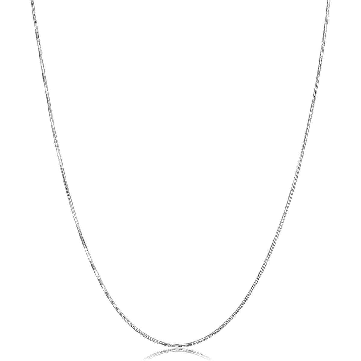 Dainty Snake Chain Necklace | Silver & Gold Stainless Steel Chain | GOYAH