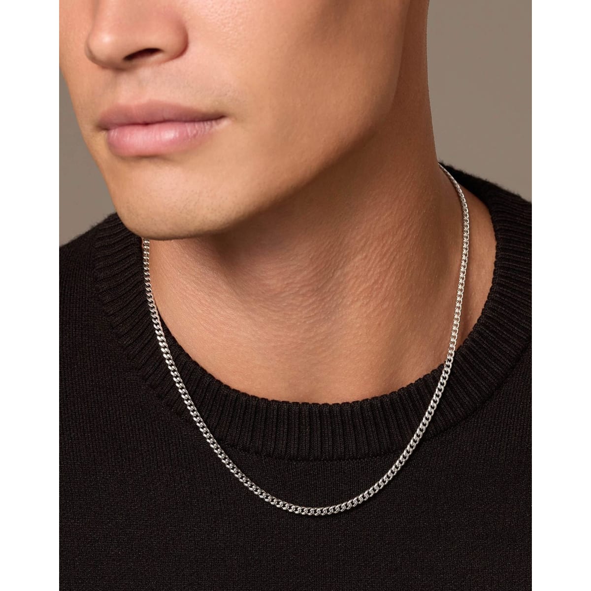 Dainty Silver Cuban Link Chain for Men & Women | GOYAH