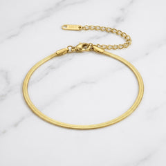 Snake Bracelet – Stainless Steel Bracelet for Men & Women(3mm)| Gold & Silver| GOYAH