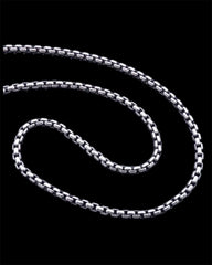 Round Box Chain Necklace for Men & Women (2.7mm) | Stainless Steel | Layering Chain | GOYAH