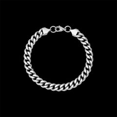 Men’s Silver Cuban Chain Bracelet – Bold Everyday Link Bracelet | GOYAH